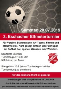 3. Elfmeterturnier 2019